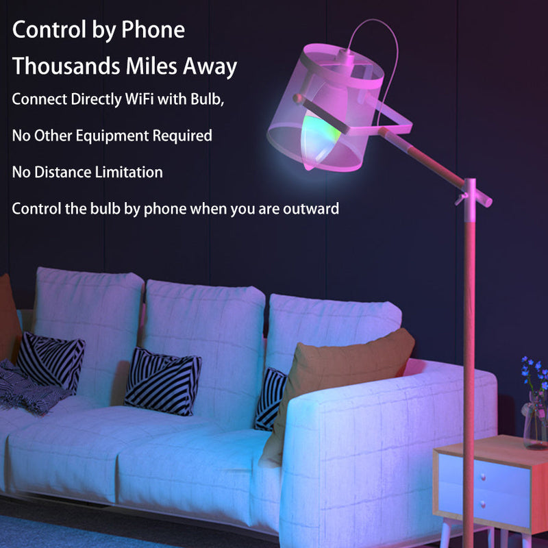 Smart WifI Led Lamp E14 RGB