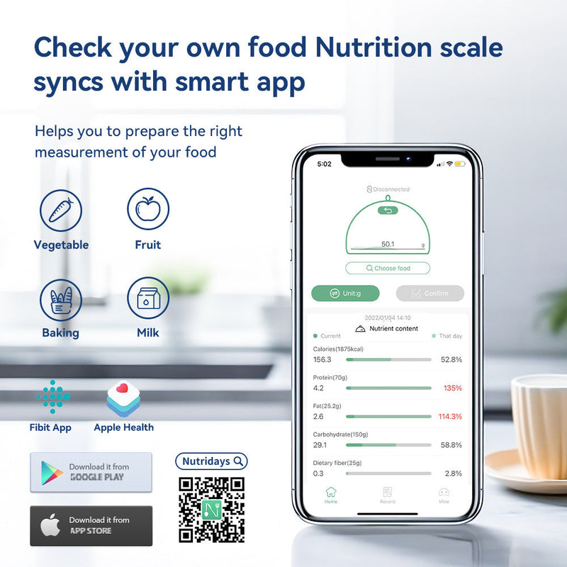 Smart Kitchen Scales Nutrition Scale