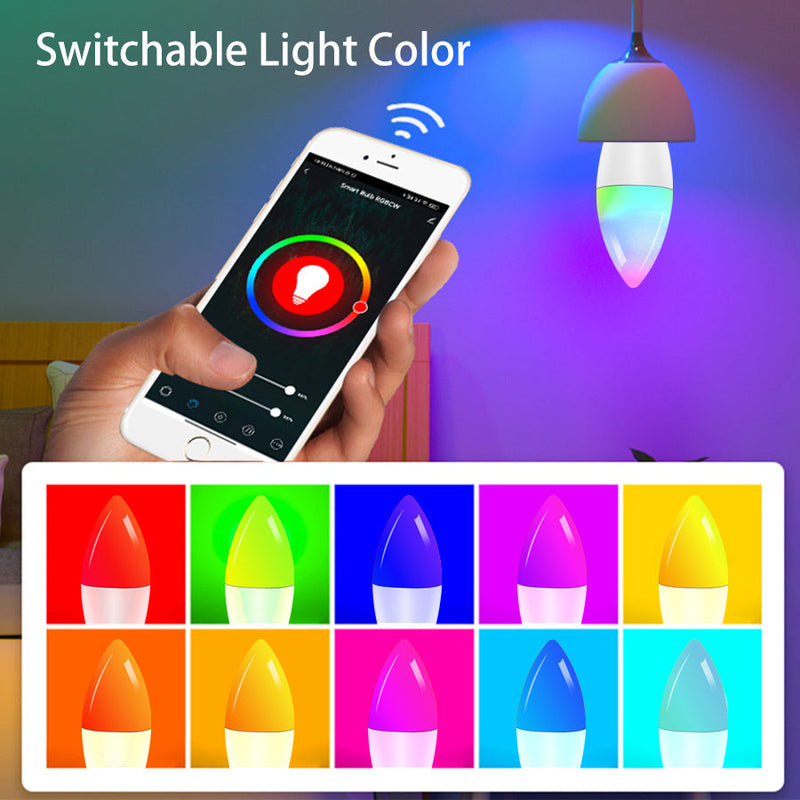 Smart WifI Led Lamp E14 RGB