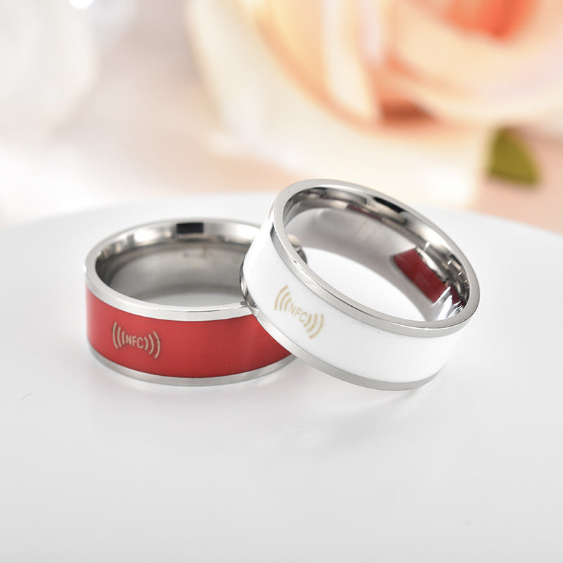 Technology Stainless Steel Wearable Smart Ring