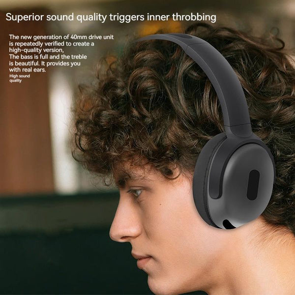 Foldable Wireless Headphones Bluetooth Sports Earphones Hifi Stereo Noise Cancelling Headphones