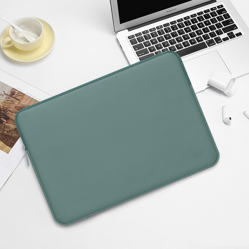 Faux-Leather Laptop Sleeve