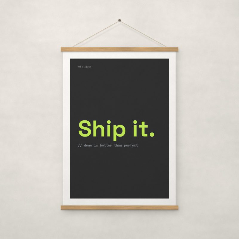 Ship It Print – A4