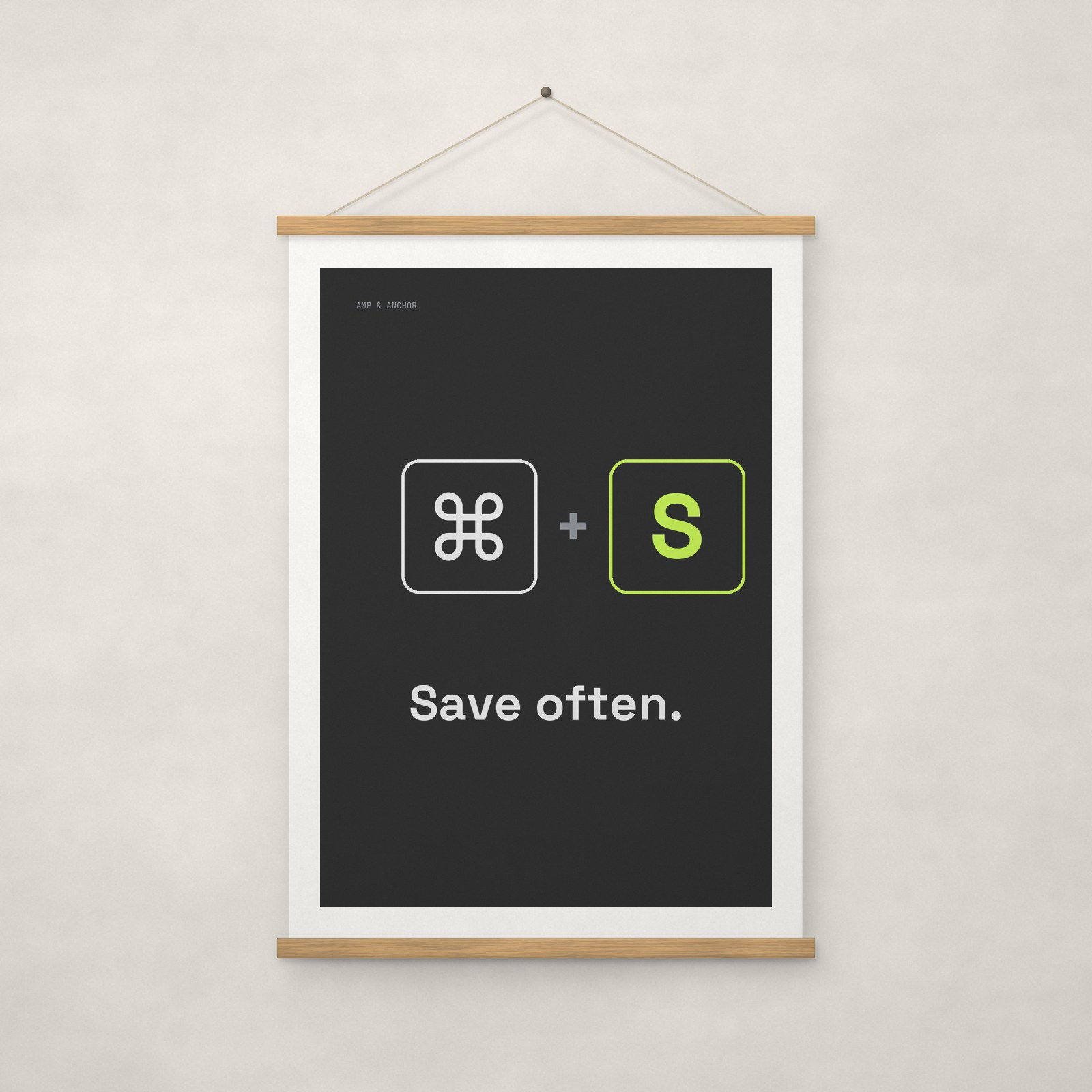 Save Often Print – A4