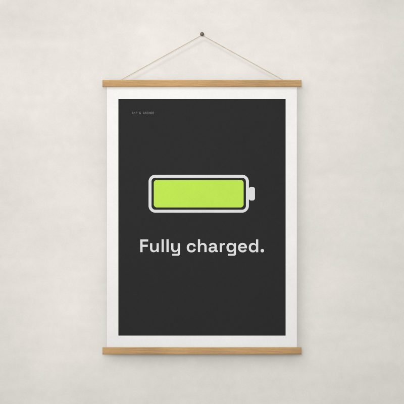 Fully Charged Print – A4