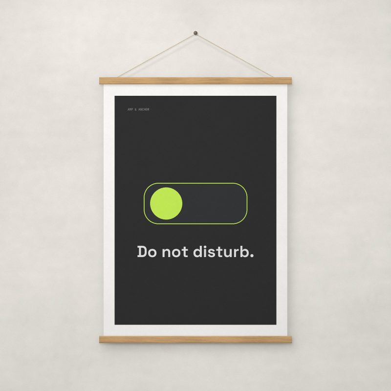 Do Not Disturb Print – A4
